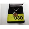 Image 2 : Custom made Baltic amber swan necklace