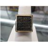 Image 1 : Man's 12 gram black topaz ring
