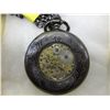Image 2 : Mechanical skeleton pocket watch