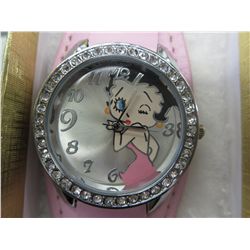 New Betty Boop crystal collector's watch