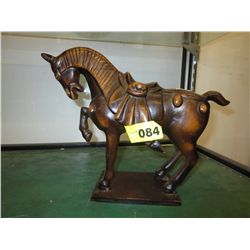 Bronze horse statue - 9" x 11" x 4"
