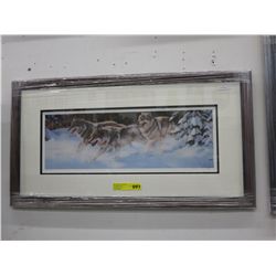 Framed print "Hunting Party" by Maurade Baynton