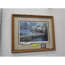 Ken Zylla commemorative print & stamp