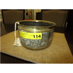 Brass planter pot, Asian design