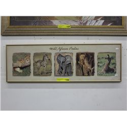 Framed photos of wild African baby animals