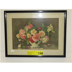 Vintage still life print by W.A.Chase