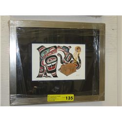 Framed Richard Shorty print "Escape"