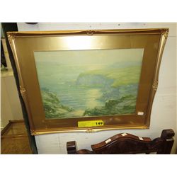 Vintage print of Isle of Man