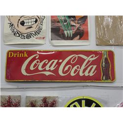 Vintage Coca-Cola tin sign - 48" x 20"