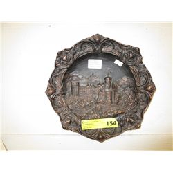 Antique German cast iron plaque - 1910