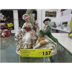 Vintage glazed china figurine