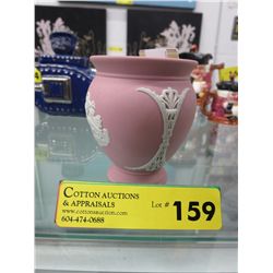 Wedgwood pink Jasperware vase