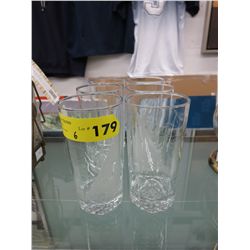 6 Vintage tumblers w/ sail boat motif