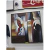 Image 1 : Paint on canvas abstract