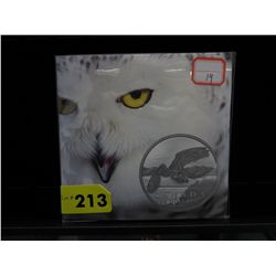 2014 .9999 silver RCM $50 Snowy Owl coin