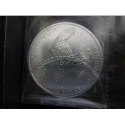2014 .9999 silver 1 oz. $5 CDN Eagle & fish coin