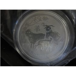 2015 Perth Mint Year of the Goat half dollar coin