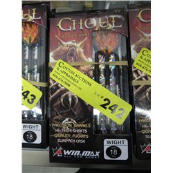 4 Pkgs of Ghoul sliver tip darts 18 gram