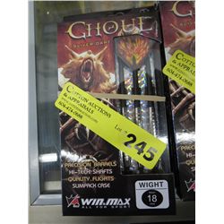 4 Pkgs of Ghoul sliver tip darts 18 gram
