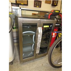 NEW - 2 Door stainless steel wine cooler
