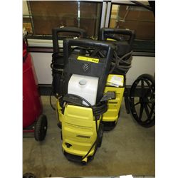 3 Karcher pressure washers