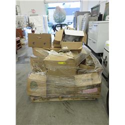 Skid of household items