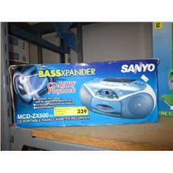 Sanyo CD Player in box.