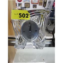 Mikasa crystal clock