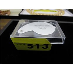 Illuminated jeweler's loupe
