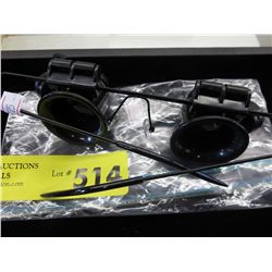 Illuminated jeweler's glasses