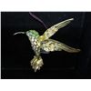 Image 1 : Rhinestone hummingbird pendant