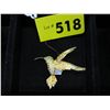 Image 2 : Rhinestone hummingbird pendant