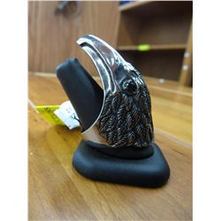 Stainless steel eagle head ring