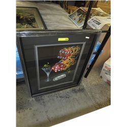 Framed print "Shoot the Wad"