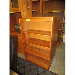 Wood bookshelf  - four shelf