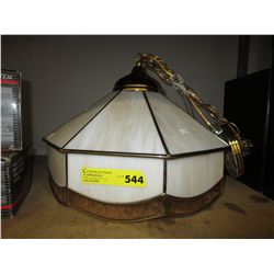 Stained glass pendant chandelier