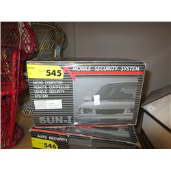Sun-1 Vehicle security system