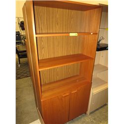 Book shelf with 2 bottom drawers