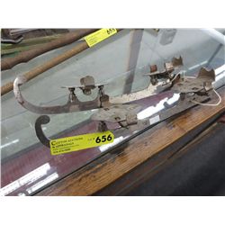 Antique "Moskau" ice skates