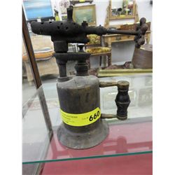 Antique blow torch