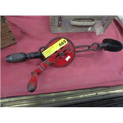 Vintage hand drill