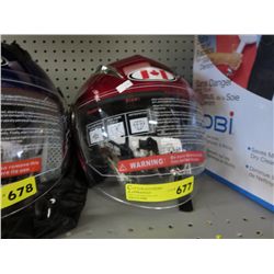 Motorcycle helmet with visor