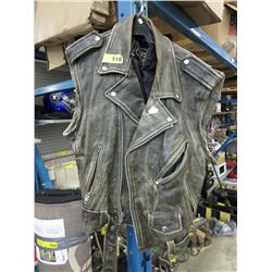 Vintage leather vest