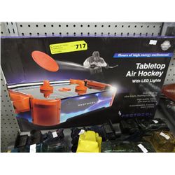 Tabletop Air Hockey game