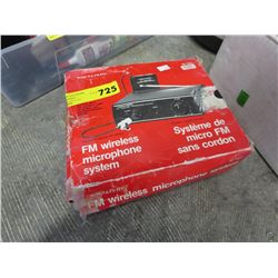 FM wireless microphone system