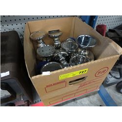 Candle holders, approx. 10