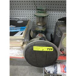 Camp heater and a lantern