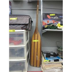 Vintage wooden oar