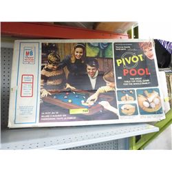 Vintage pivot pool table top game
