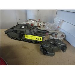 2 R/C tanks.